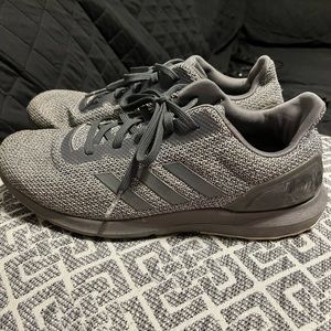 Gray adidas size 11.5 in men.